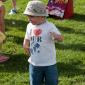 Michael Weber playing with bubbles at the Colorado Irish Festival