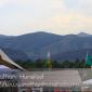The Hogback mountains in the distance at the Colorado Irish Festival