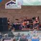 A band performs on stage at the Colorado Irish Festival