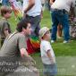Chris and Michael Weber watching the bubbles at the Colorado Irish Festival