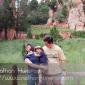 Elly, Chris, and Michael Weber in Garden of the Gods Park in Colorado Springs, CO