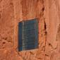 The entrance plaque at Garden of the Gods Park in Colorado Springs, CO