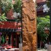 A fountain on the Pearl Street Mall in Boulder, CO