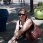 Julia Miller on the 16th Street Mall in downtown Denver, CO