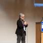 Representative Phyllis Kahn addresses the SD59 convention after