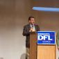 DFL Party Chair Brian Melendez addresses the SD59 convention
