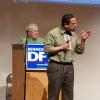 Congressman Keith Ellison talks at the SD59 convention