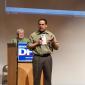 Congressman Keith Ellison talks at the SD59 convention
