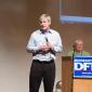 Representative Paul Thissen, also running for governor, addresse