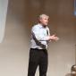 Representative Paul Thissen, also running for governor, addresse