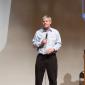 Representative Paul Thissen, also running for governor, addresse