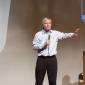 Representative Paul Thissen, also running for governor, addresse