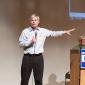 Representative Paul Thissen, also running for governor, addresse