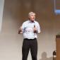 Representative Paul Thissen, also running for governor, addresse