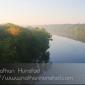 The Mississippi River early in the morning from the Franklin Avenue Bridge.