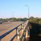 The Franklin Avenue Bridge over the Mississippi River.