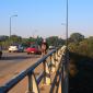 The Franklin Avenue Bridge over the Mississippi River.