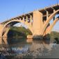 The Franklin Avenue Bridge over the Mississippi River.