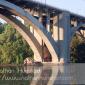 The Franklin Avenue Bridge over the Mississippi River.