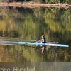 A rower on the Mississippi River.