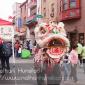 A dragon parade during the Autumn Festival in Chinatown in Phila