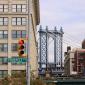 Another shot of a Manhattan Bridge tower from Brooklyn