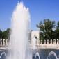 More of the fountain at the WWII Memorial