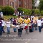 A marching band performs at Grand Old Day on 7 June 2009