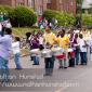 A marching band performs at Grand Old Day on 7 June 2009