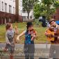 A folk band performs at Grand Old Day on 7 June 2009