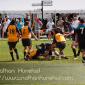 Rugby players at Irish Fest