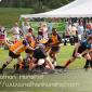 Rugby players at Irish Fest