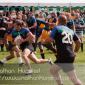 Rugby players at Irish Fest