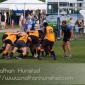 Rugby players at Irish Fest