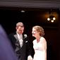 The bride and groom: Marissa McClure and Kurt Fisher.