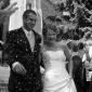 The bride and groom: Marissa McClure and Kurt Fisher.