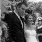 The bride and groom: Marissa McClure and Kurt Fisher.