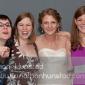 The bride and her friends: Quinn Corbin, Julia Miller, Marissa McClure, Alissa Fitch, Laura Hendee.