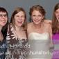 The bride and her friends: Quinn Corbin, Julia Miller, Marissa McClure, Alissa Fitch, Laura Hendee.