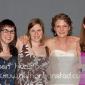 The bride and her friends: Andrew Danford, Quinn Corbin, Julia Miller, Marissa McClure, Alissa Fitch, Laura Hendee.