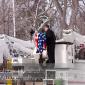 Putting away a flag