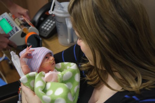 Sonja taking a look at Julia