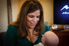 Julia looking at Sonja