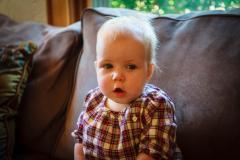 Sitting on the couch