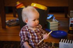 Somebody is going to be a drummer