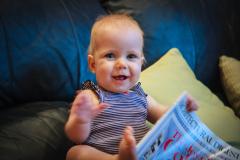 Sonja magazine action shot